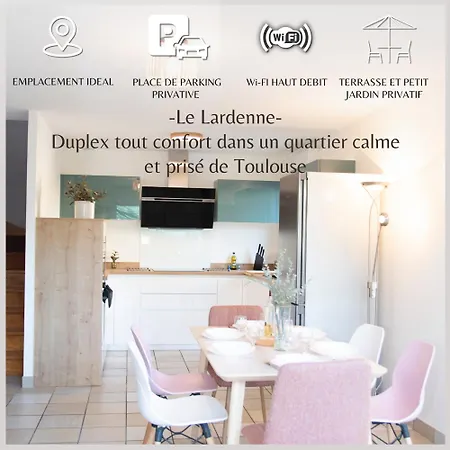 Duplex Le Lardenne - Proche Hopital - Clim - Terrasse - Parking Appartement